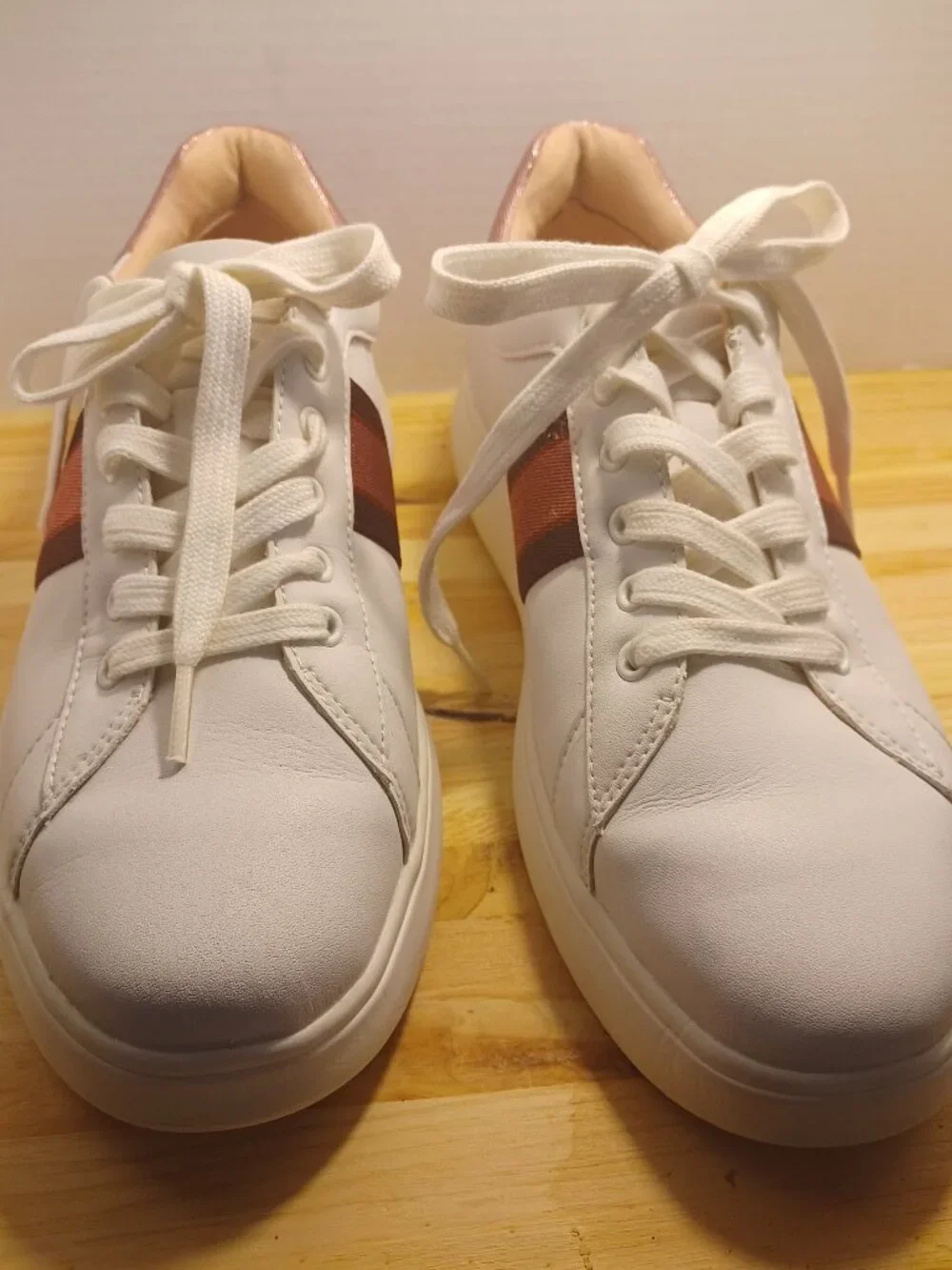 Kate Spade Leather Stripped Keswick Sneakers